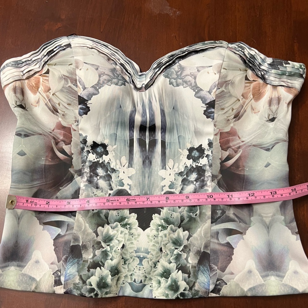Bebe strapless floral bustier corset - Picture 9 of 10
